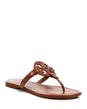 Tory Burch Women's Miller Leather Thong Sandals | Bloomingdale's (US)