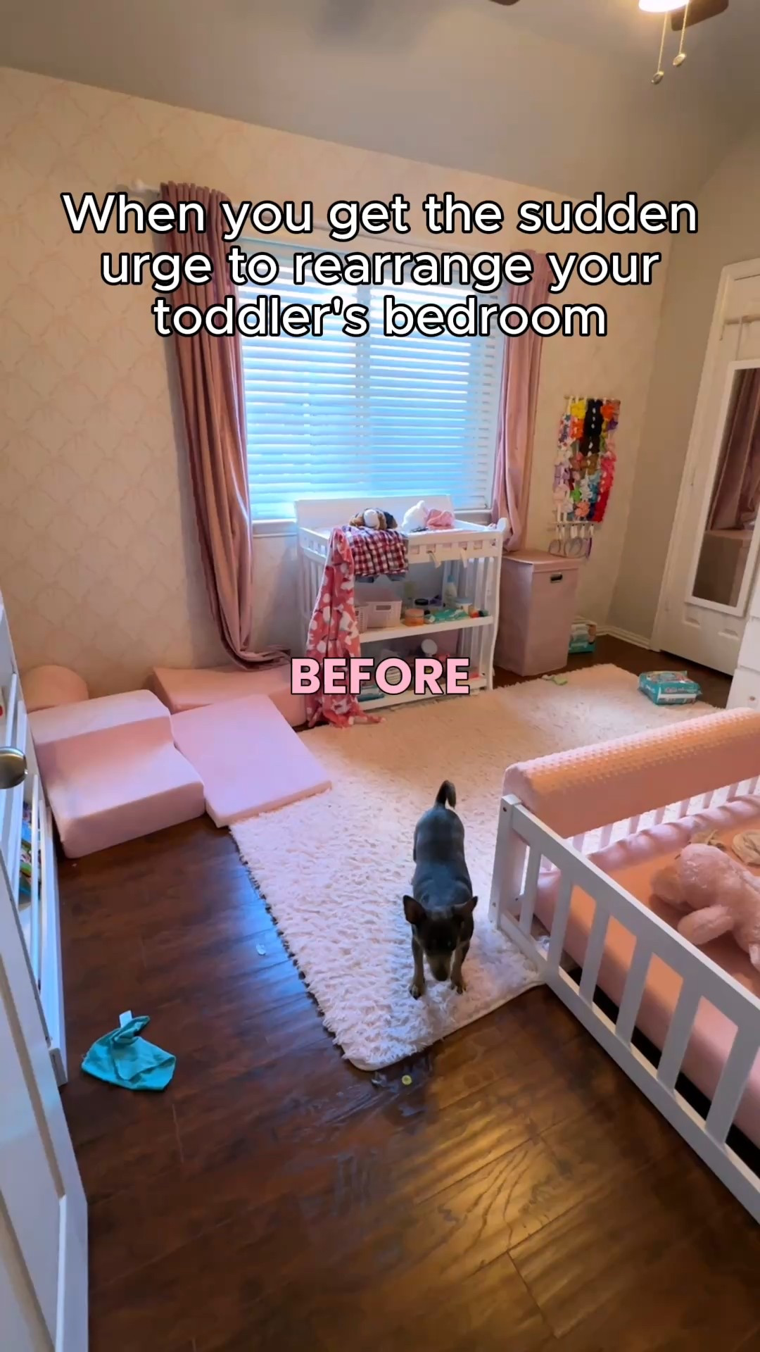 Toddler room makeover time! It was about that time to switch things up in my daughter’s room and I LOVE it! Now I just need to add more decor to the walls now! 🤩🎀

#LTKKids #LTKHome #LTKFamily