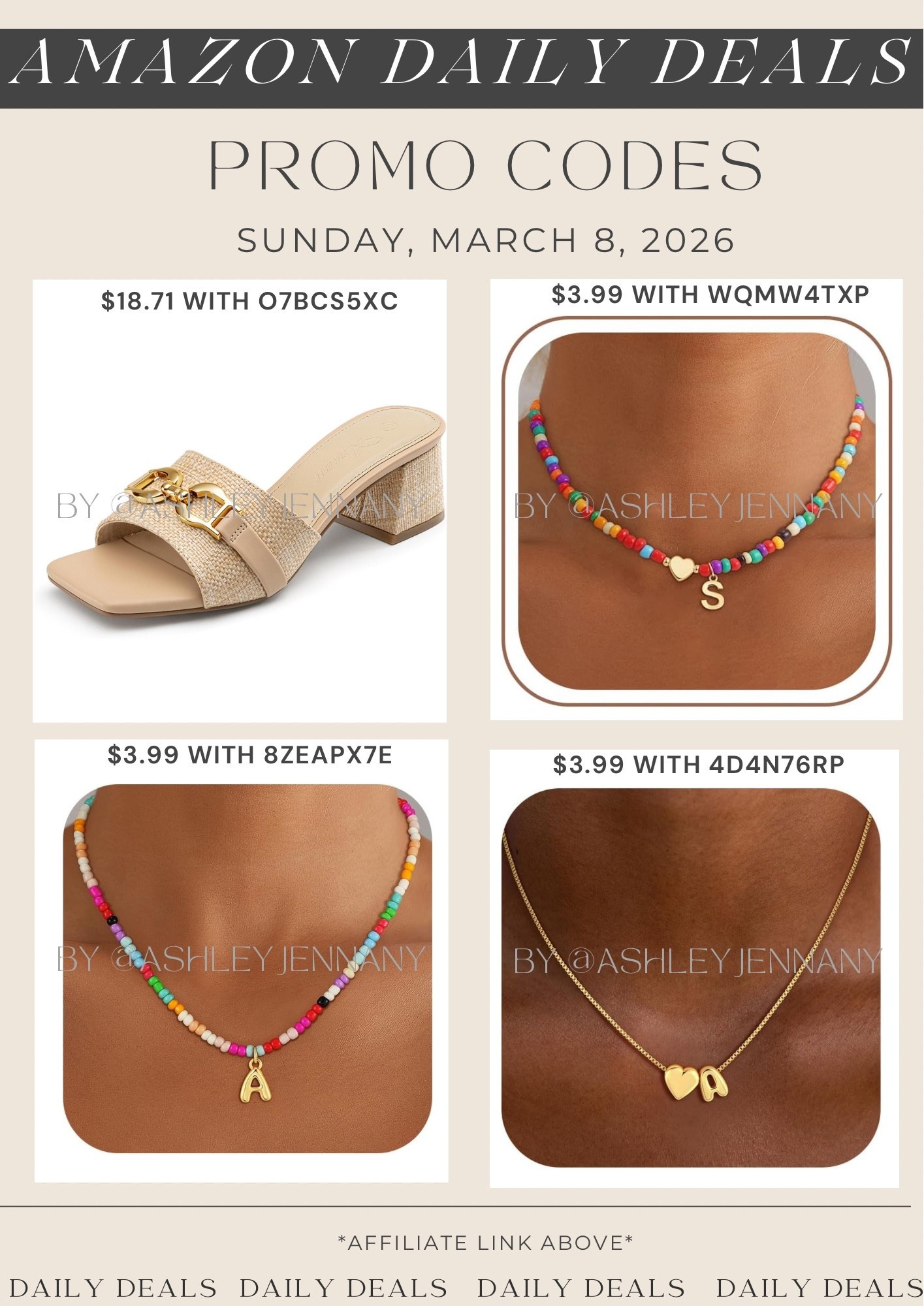 Amazon fashion deals on Ralph, heeled sandals And initial necklaces 

#LTKMidsize #LTKSeasonal #LTKSaleAlert