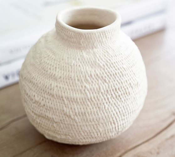 Frasier Handcrafted Etched Vase | Pottery Barn (US)