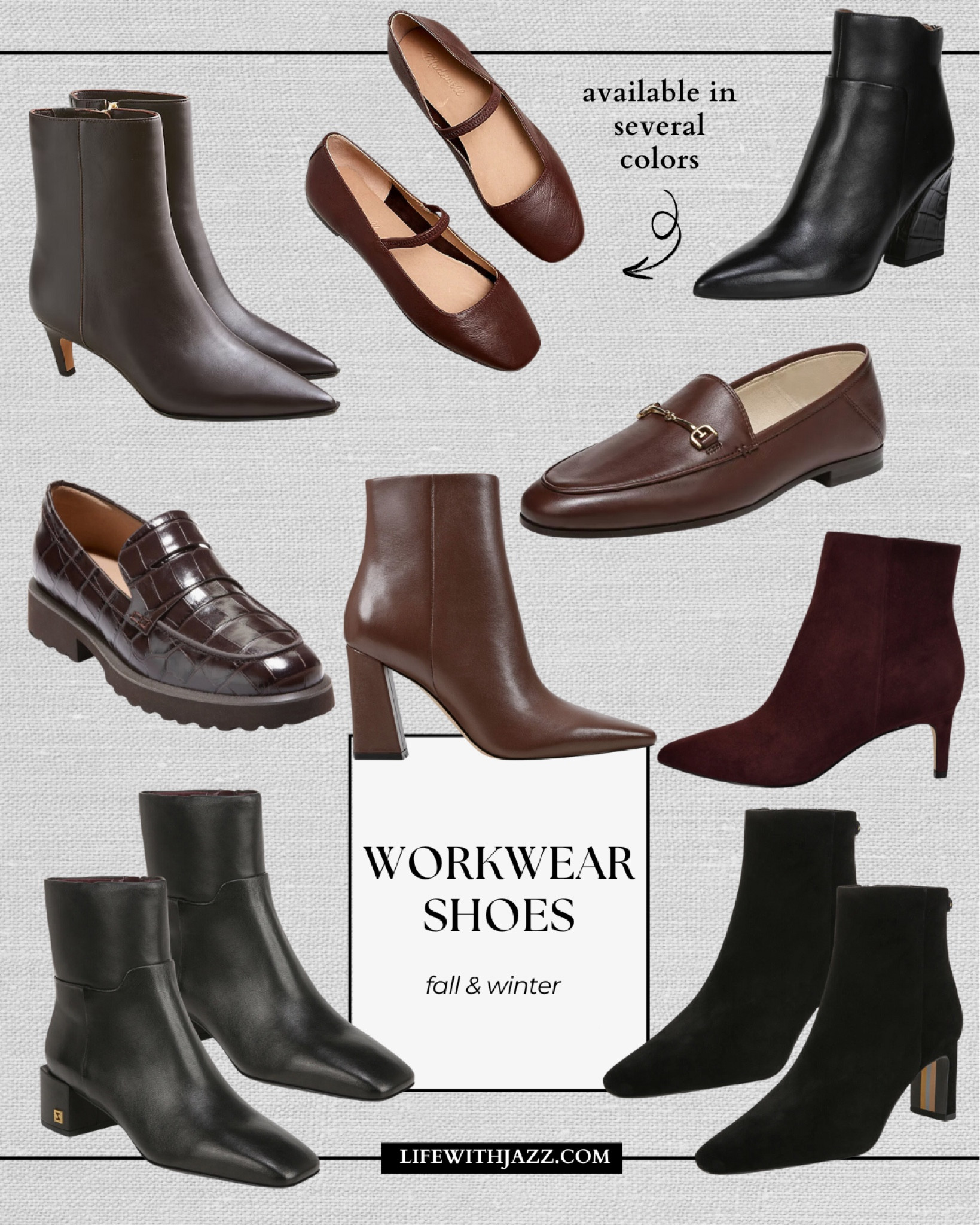 Fall & winter workwear shoes 

Boots / loafers / ballet flats / dressy boots / elevated styles / chunky loafers 

#LTKWorkwear #LTKShoeCrush #LTKSeasonal