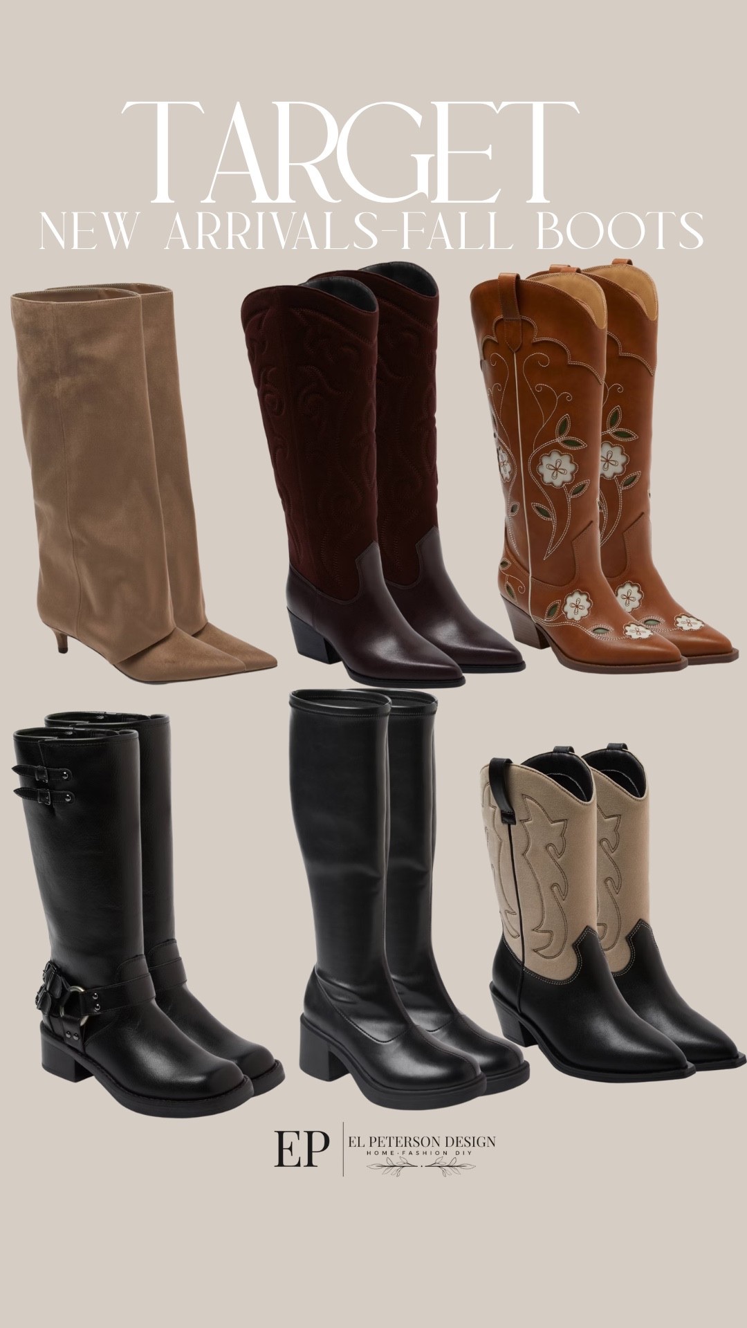 Target
New fall boots