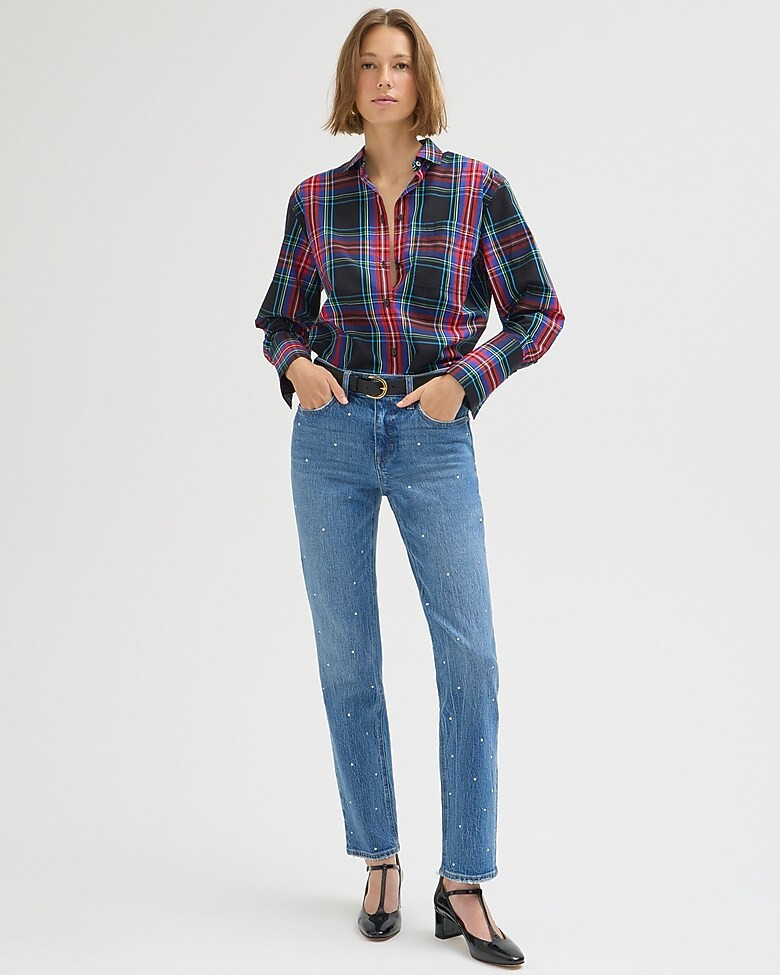 '90s classic straight jean with rhinestones | J. Crew US