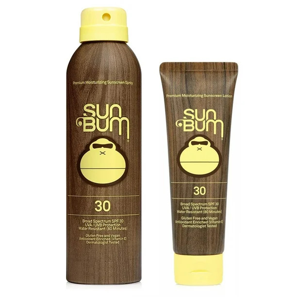 Sun Bum SPF 30 Sunscreen Lotion 3 oz  plus SPF 30 Sunscreen Spray 5 oz | Walmart (US)