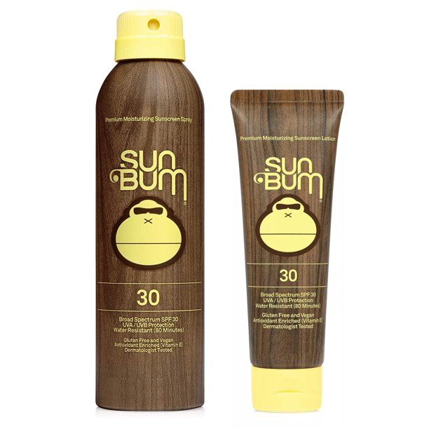 Sun Bum SPF 30 Sunscreen Lotion 3 oz  plus SPF 30 Sunscreen Spray 5 oz | Walmart (US)