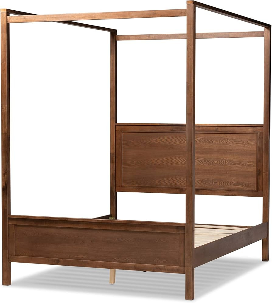 Baxton Studio Beds (Platform), King, Walnut Brown | Amazon (US)