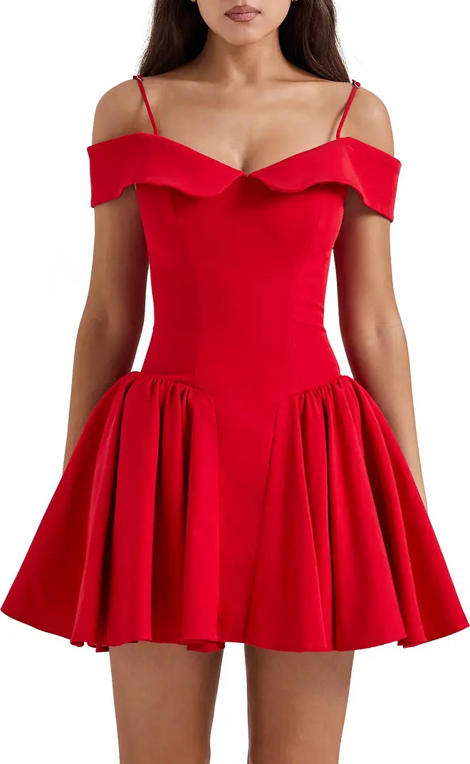 Elida Off the Shoulder Minidress | Nordstrom
