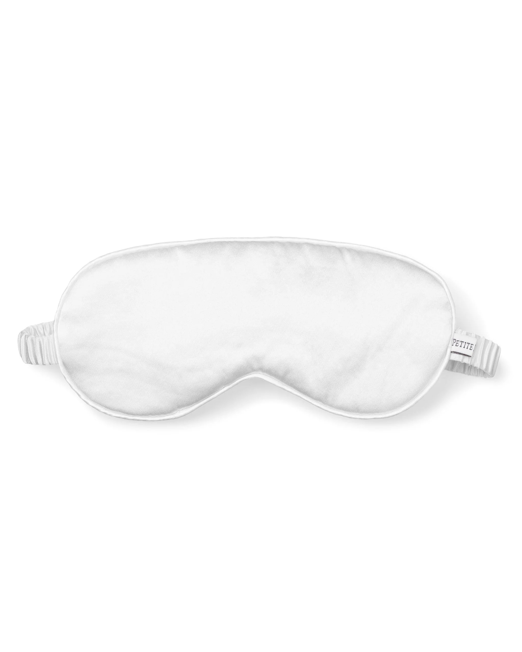 Women's Silk Sleep Mask in White | Petite Plume