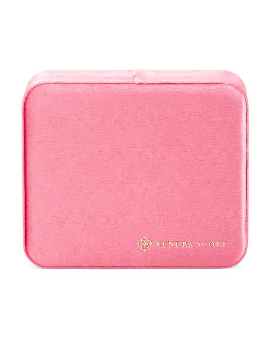 6.25x2x5.25 Mattie Large Velvet Jewelry Case | TJ Maxx