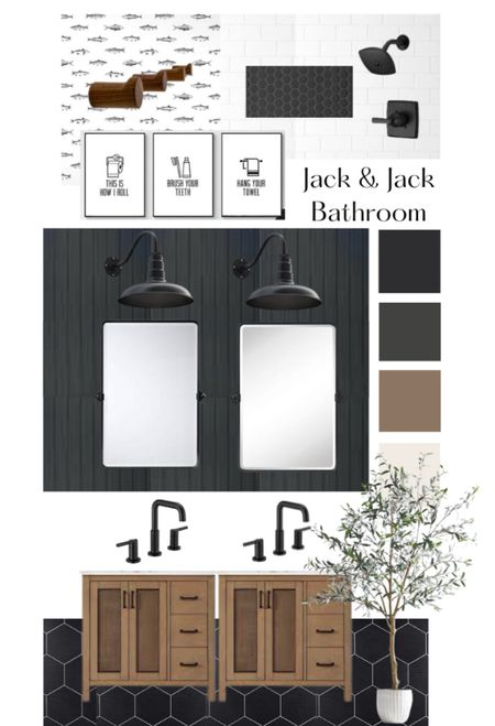 Jack and Jack bathroom idea

Moody bathroom, shiplap, boys bathroom, masculine bathroom 

#LTKhome #LTKfamily #LTKkids