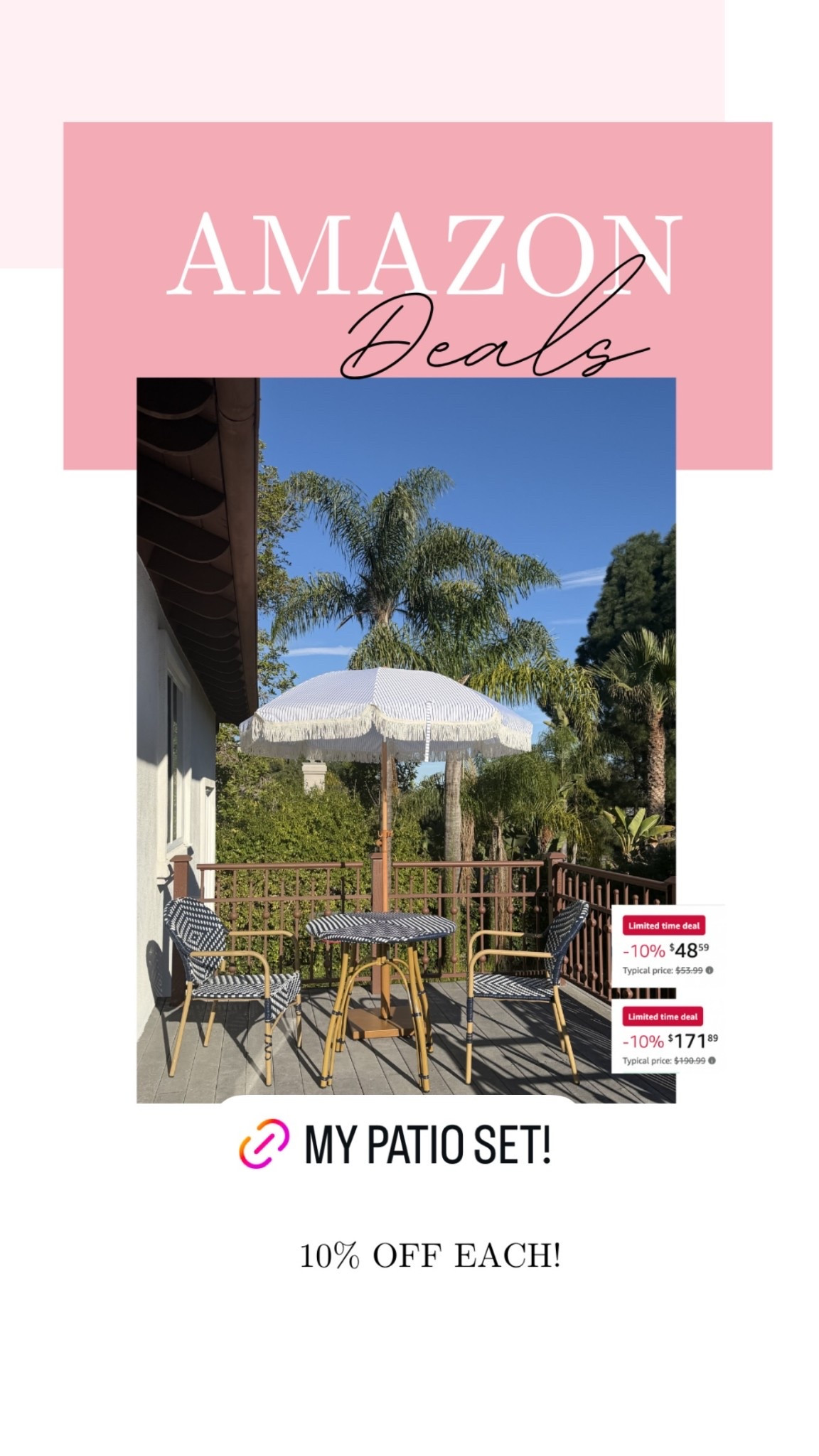 My patio set is on deal!

#LTKSeasonal #LTKSaleAlert #LTKHome