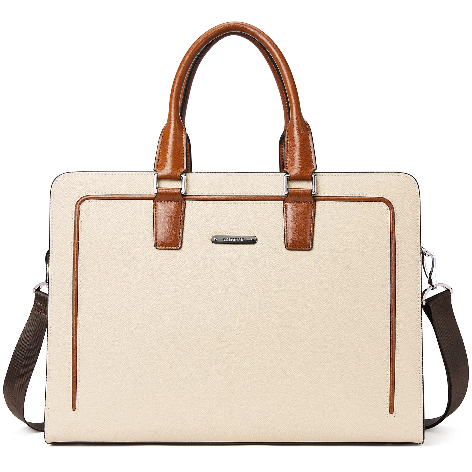 Carol Designer Briefcase For Women — Italian Leather | Bostanten