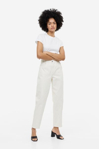 High Waist Twill Pants | H&M (US + CA)