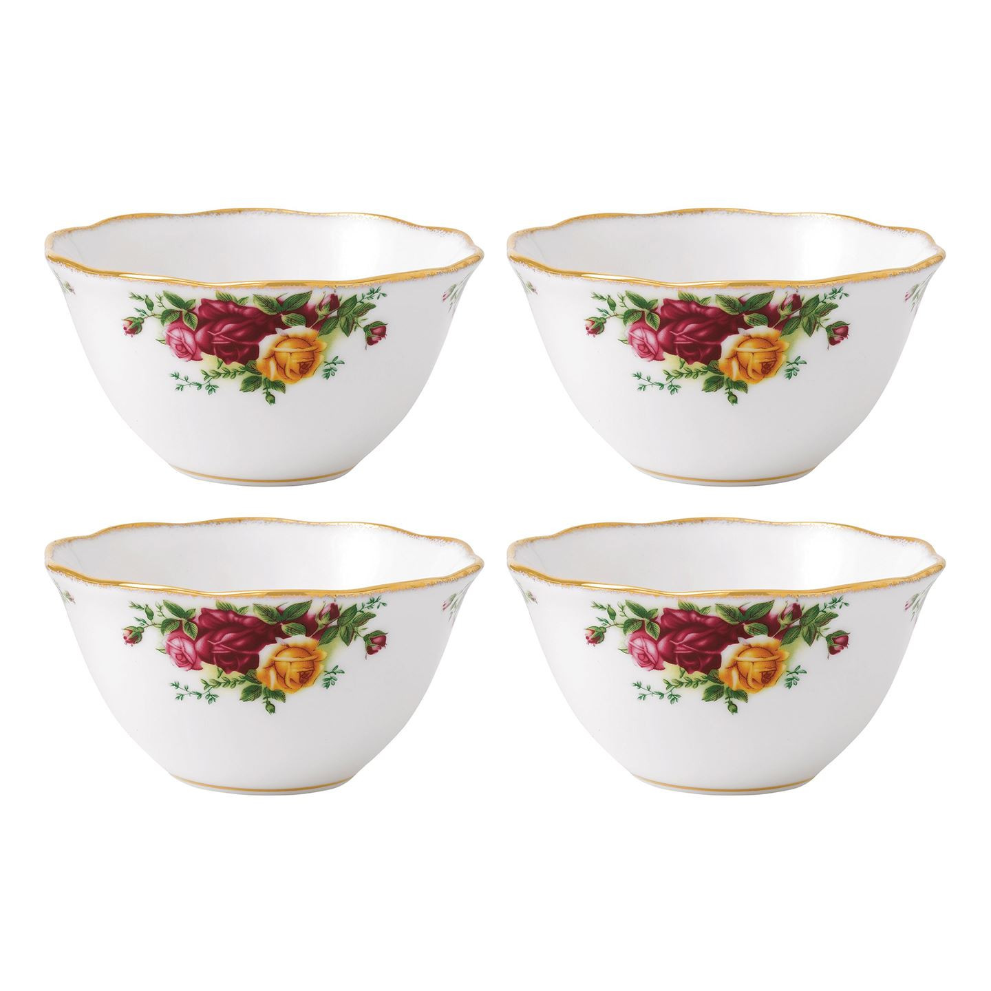 Royal Albert Old Country Roses All Purpose Bowl, Set of 4 | Royal Albert | Wedgwood