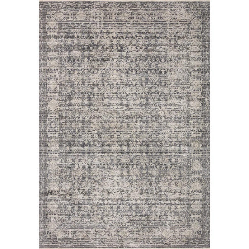 Amber Lewis x Loloi Alie Charcoal / Dove Area Rug | Wayfair North America