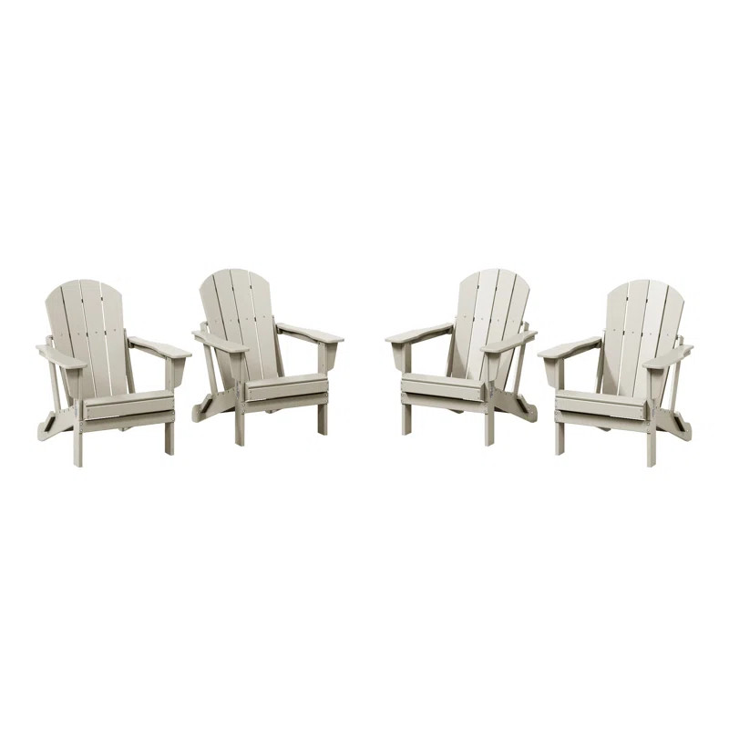 Elland HDPE Folding Adirondack Chair | Wayfair North America