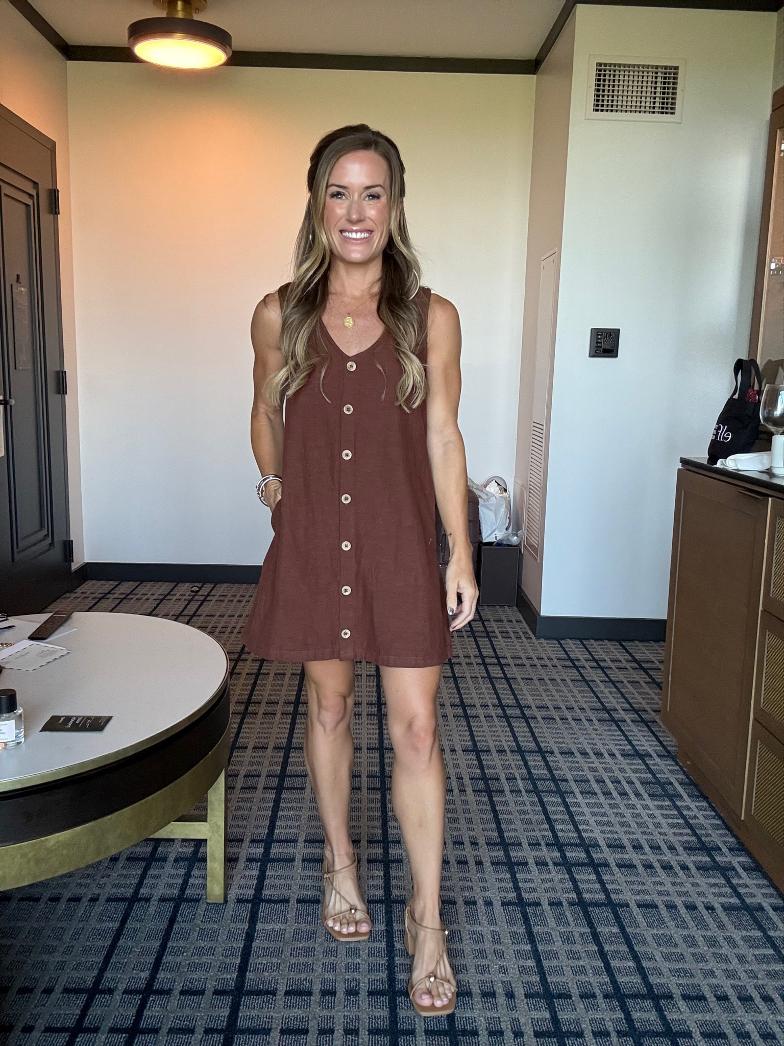Day 3 of LTKCon Casual fall outfits fall transitional outfits midi dress mini dress striped dress sandals mules trendy fashion #LTKootd #LTKgrwm

#LTKootd #LTKCon #LTKgrwm