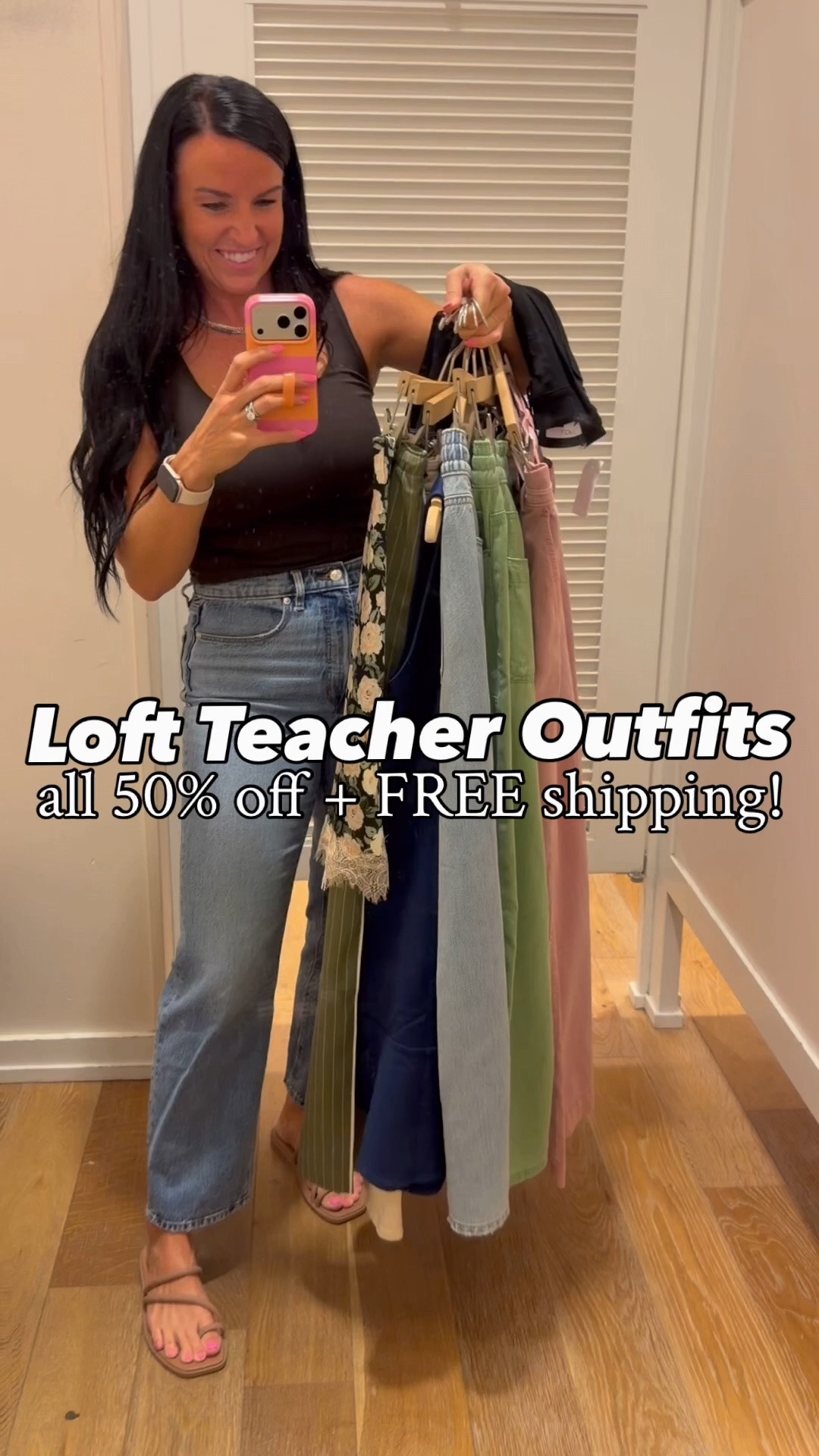 Loft casual teacher outfits on sale!! 😍  Comment "TEACH" for links! (50% off + free shipping all weekend!)

All of these would be great outfits for winding down the summer or end of summer vacation with a tube top or a favorite tank top! BUT! They also will be amazing when teachers go back to school this fall!! (Everything fits true to size, I'm in my normal size S or 4; exceptions: I sized down in the denim skirt AND even tho the Palmer pants fit ok in my normal size 4, I like sizing up to the 6 better.) 

Here's what I tried on— The Palmer pants in Ponte material are the BEST “dress pants”, balloon leg pants (LOVE the olive green! And they also come in black), barrel leg drawstring jeans in green and denim (perfect for casual Fridays with your school tshirt, setting up your classroom, or HH after school), a satin skirt (comes in solid colors too), a navy ruffle trim shift dress, denim skirt, and a closet staple ruched top in white and stripes.

Find everything here >> (affiliate)


#loveloft @loft #backtoschool #teacheroutfits #primaryteachers back to school, teacher outfit ideas, elementary education, primary teacher outfit ideas, casual workwear, style over 40, teacher pants, teacher dress

#LTKOver40 #LTKSeasonal #LTKSaleAlert
