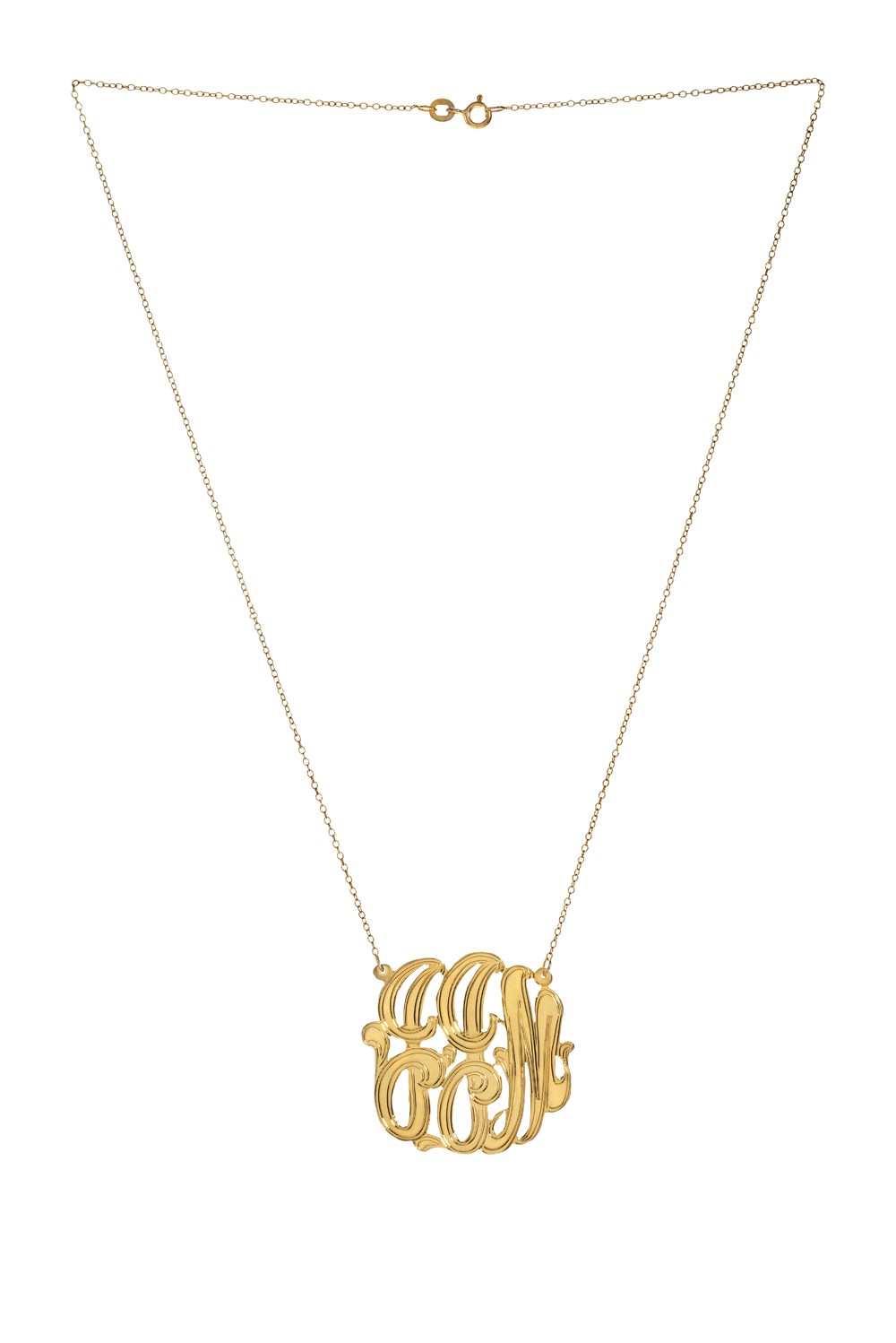 Linear Monogram Necklace (MORE COLORS) | Love Always