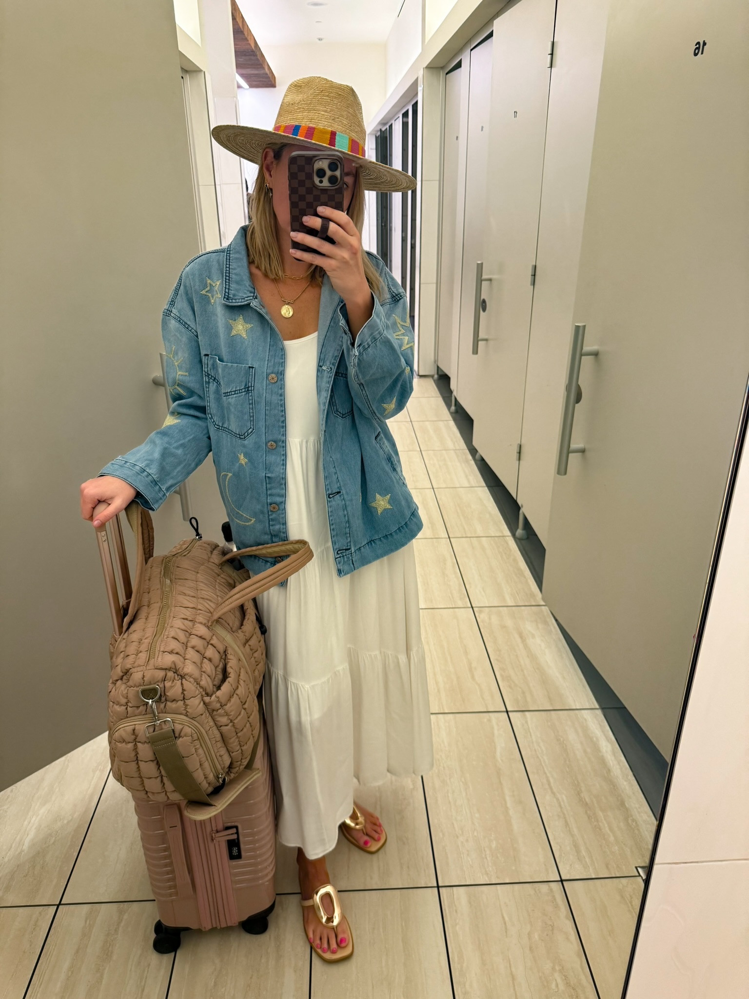 My travel outfit! Loving this look for less Amazon jacket 

#LTKootd #LTKTravel #LTKOver40