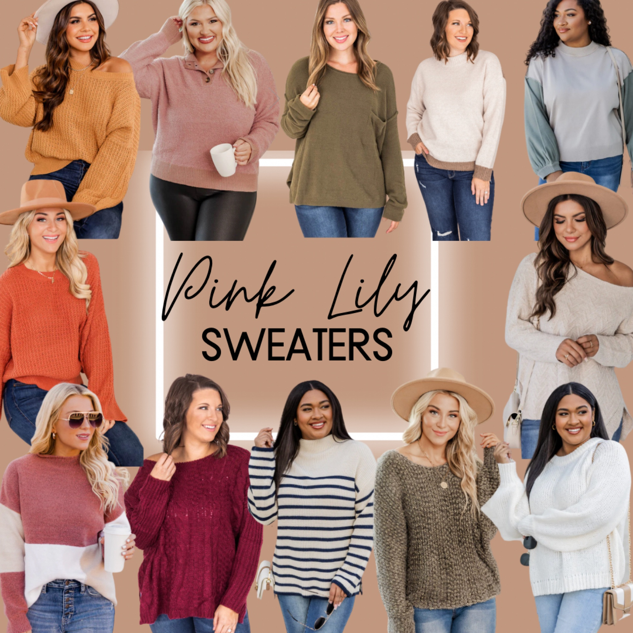 Pink Lily Sweaters
Fall & Winter Sweaters - Bestselling sweaters on Pink Lily for this Holiday Season. Some currently on sale

#LTKSeasonal #LTKCyberweek #LTKHoliday