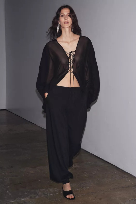 ZW COLLECTION CUFFED BALLOON TROUSERS | Zara UK