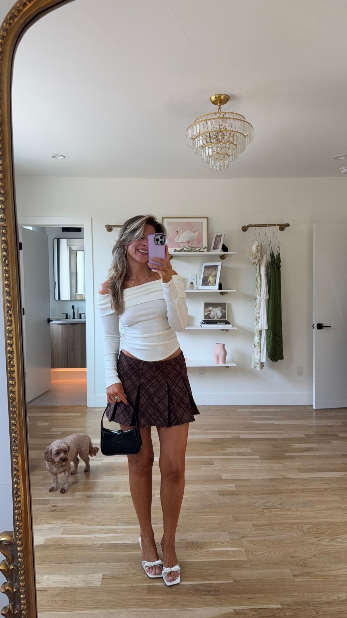 Walmart plaid skort styled for fall with a white off the shoulder top 

Electric picks code: emerson20

Wearing a small in skirt and xs top

Fall outfits
Plaid skort
Chunky sweaters
Fall transitional
Date night
Game day
Coffee date
Pumpkin patch


#LTKFindsUnder50 #LTKWorkwear #LTKSeasonal