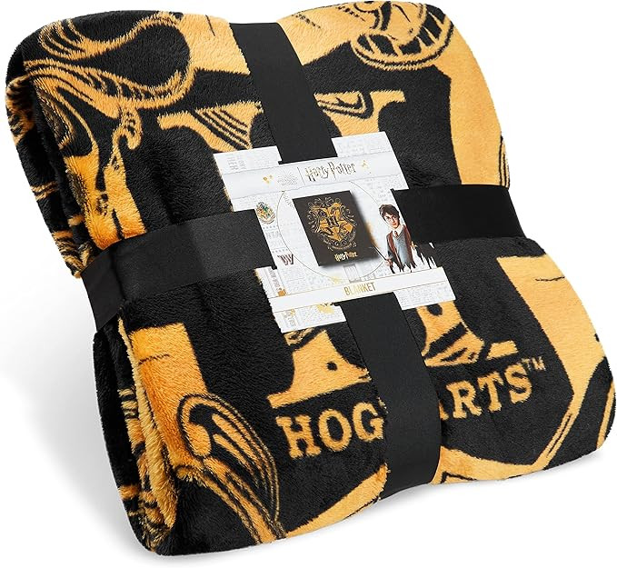 Harry Potter Gifts Fleece Bed Blanket Super Soft Cozy Bed Throw Hogwarts Bedroom Decor Plush Comf... | Amazon (US)