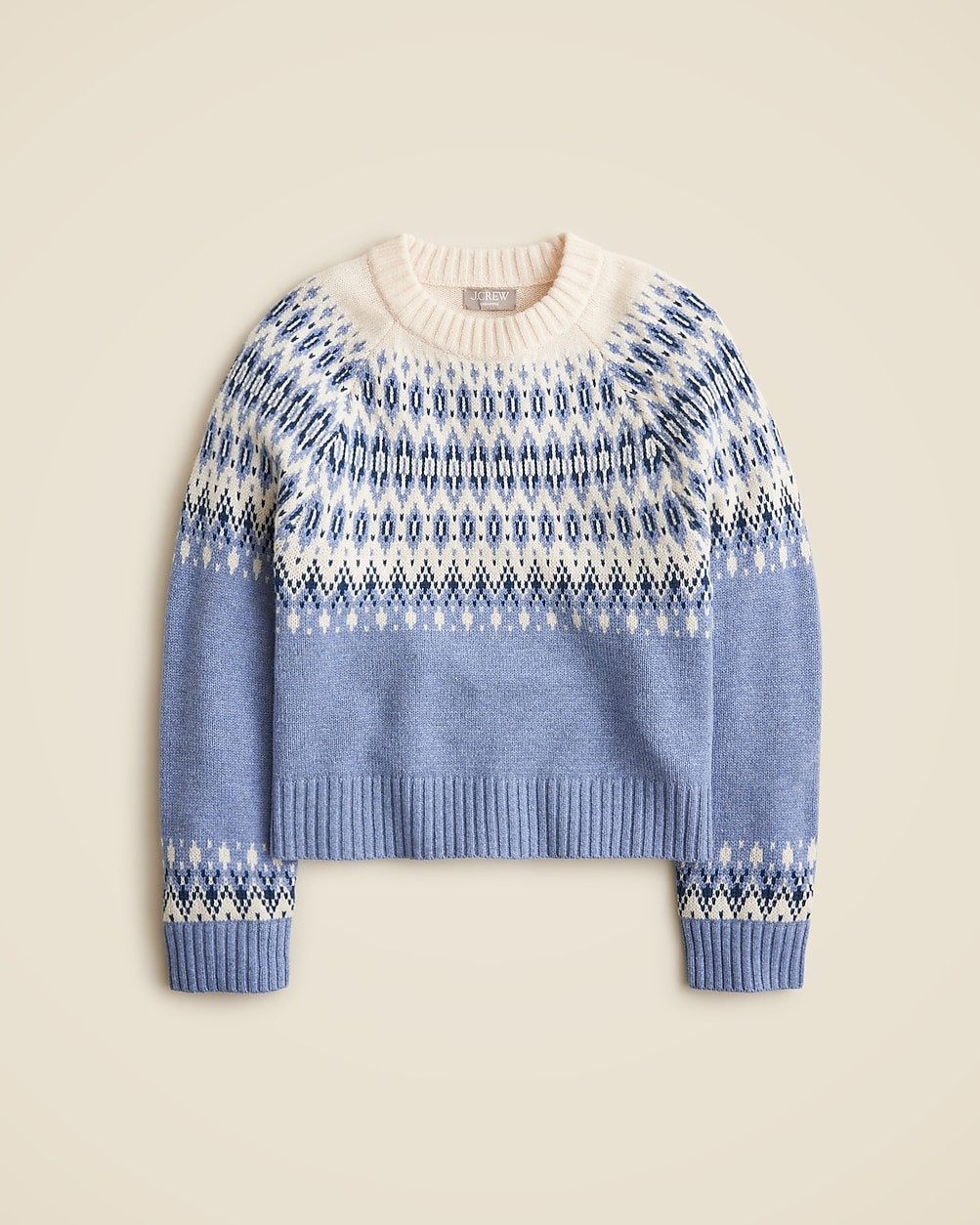 Cashmere diamond Fair Isle sweater | J. Crew US