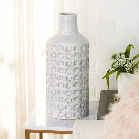 CosmoLiving by Cosmopolitan 8 W 18 H Porcelain Coastal Style Vase White 1 - Pieces | Walmart (US)