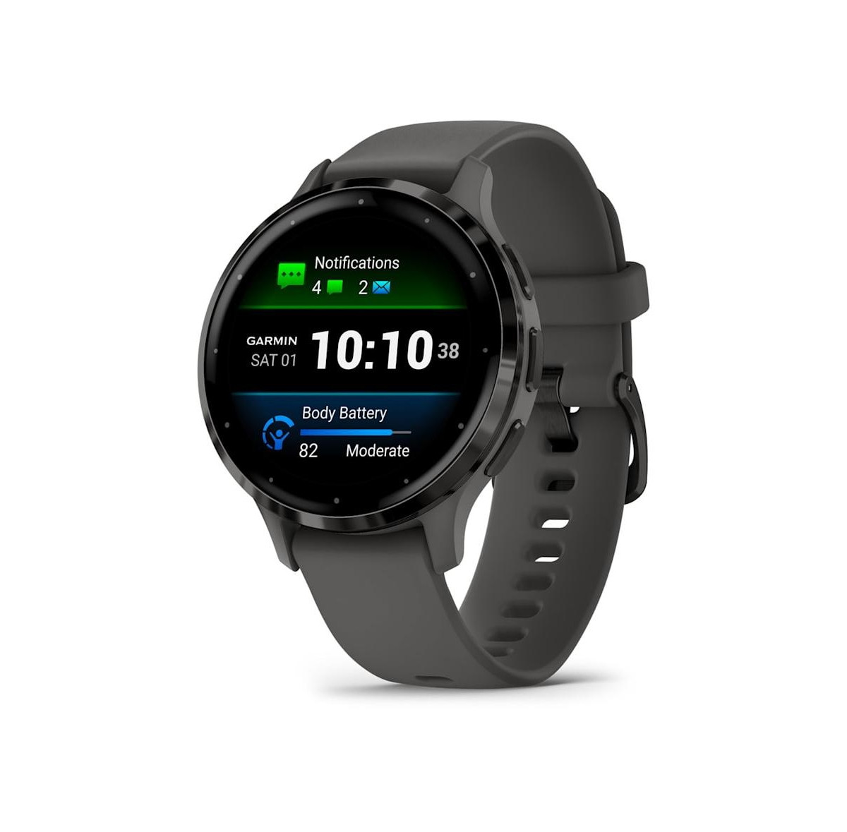 Garmin Venu 3S, Gps Smartwatch for Health, Wellness, & Fitness - Pebble gray + slate | Macy's