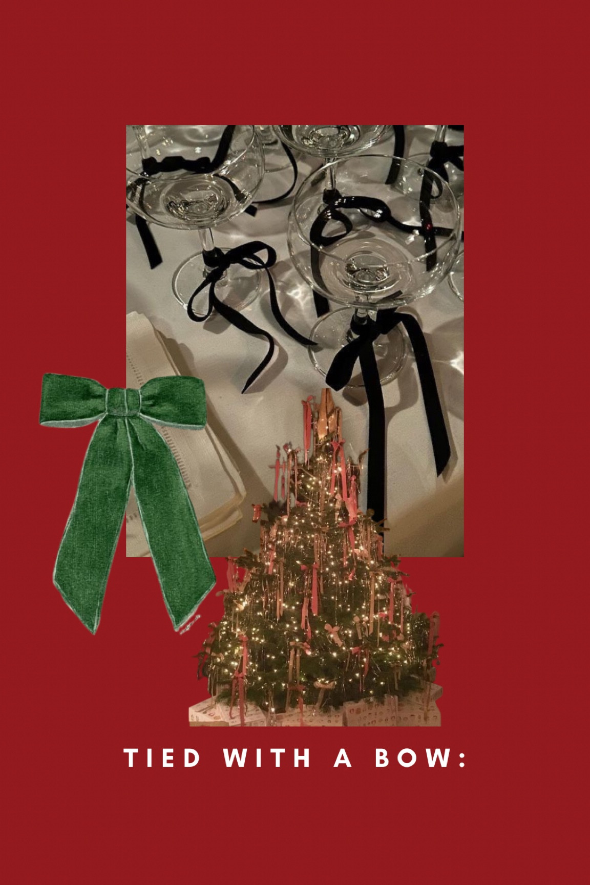Velvet ribbon / tied in a bow / ribbon / festive 

#LTKHoliday #LTKGiftGuide #LTKSeasonal