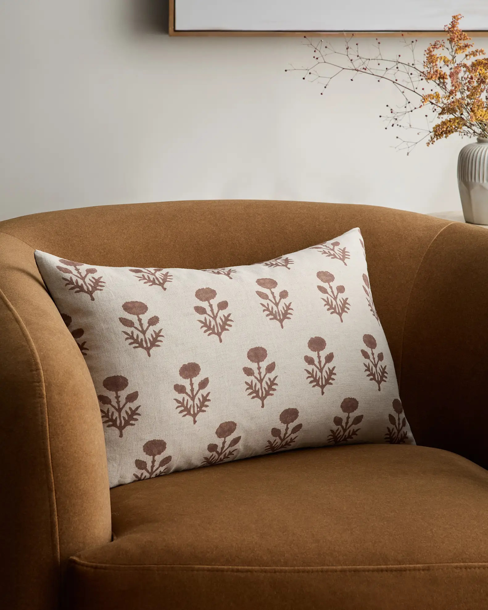 Reversible Block Print Pillow Cover | Quince