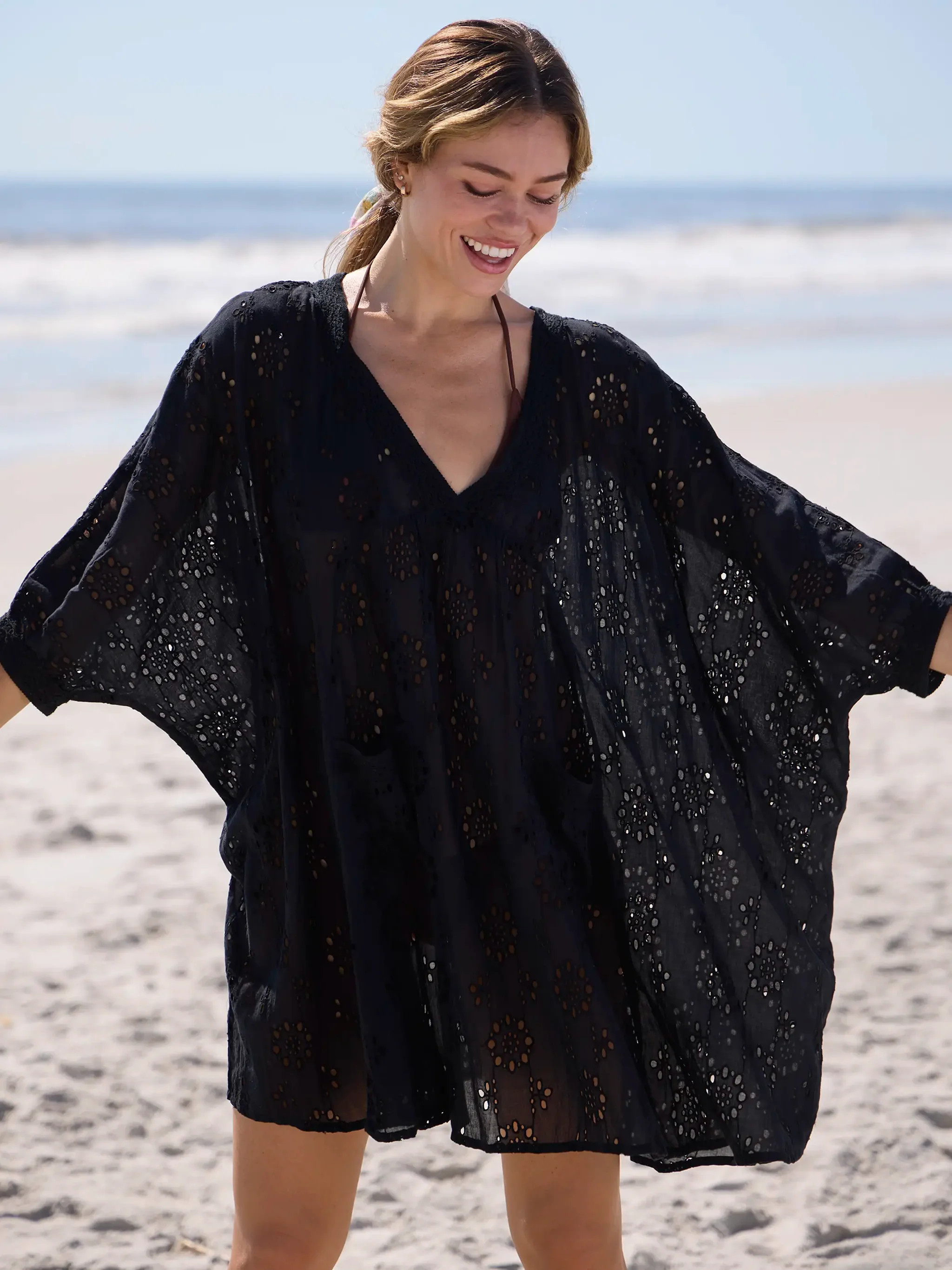 Mia Cotton Eyelet Dress | Natural Life