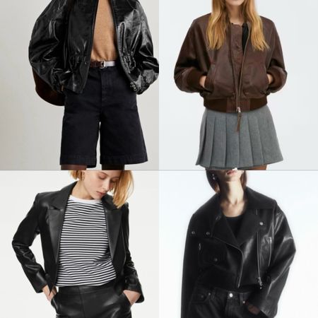 Fave leather jackets 🖤🤎

#LTKeurope #LTKstyletip #LTKSeasonal
