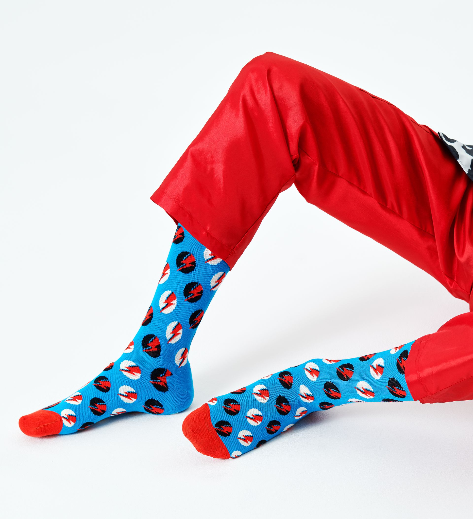 Blue Big Bowie Dot Sock | Happy Socks | Happy Socks (US)
