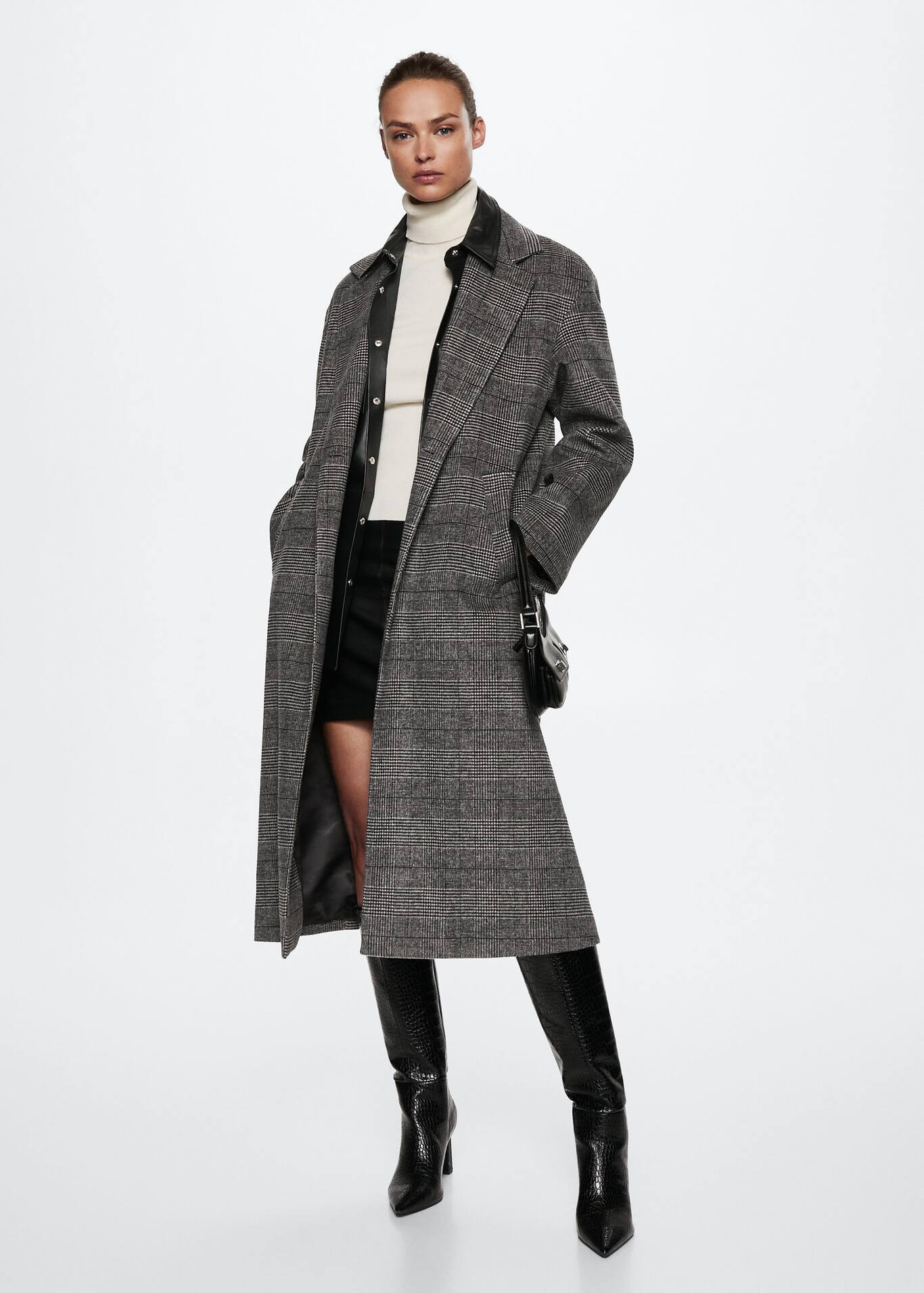 Oversize wool coat | MANGO (US)