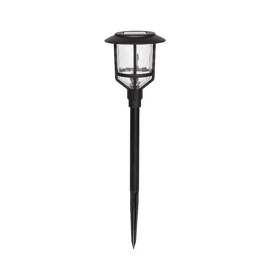 Harbor Breeze Path light 10 -Lumens Black Solar LED Outdoor Path Light ( 3000-K ) | Lowe's