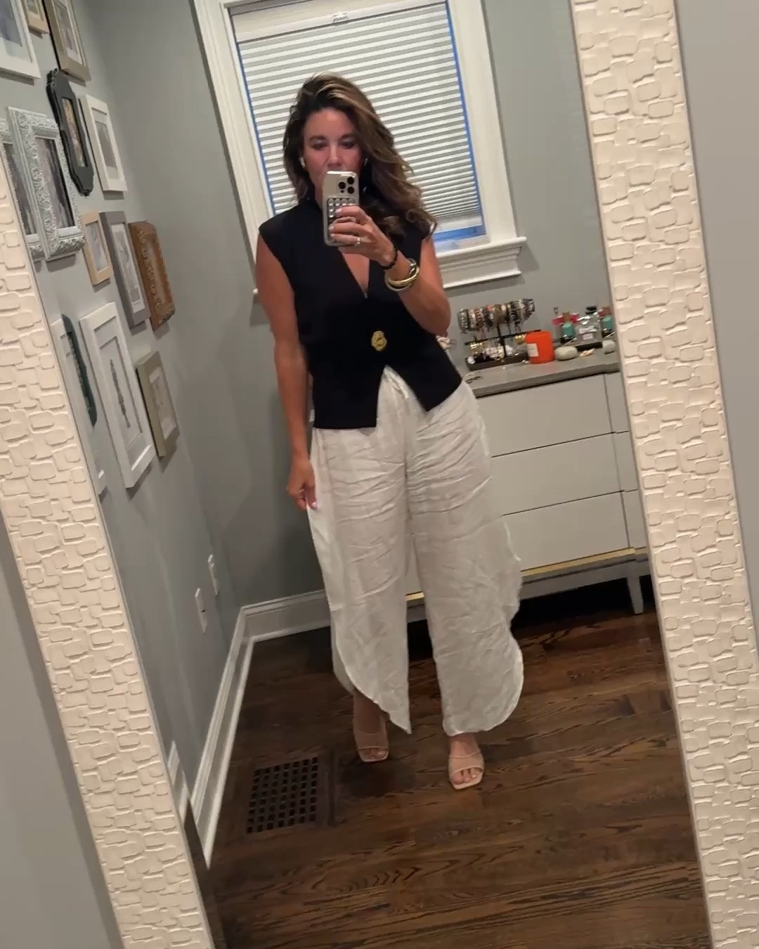 Easy end of summer outfit 🖤🤍

#LTKOver40 #LTKootd