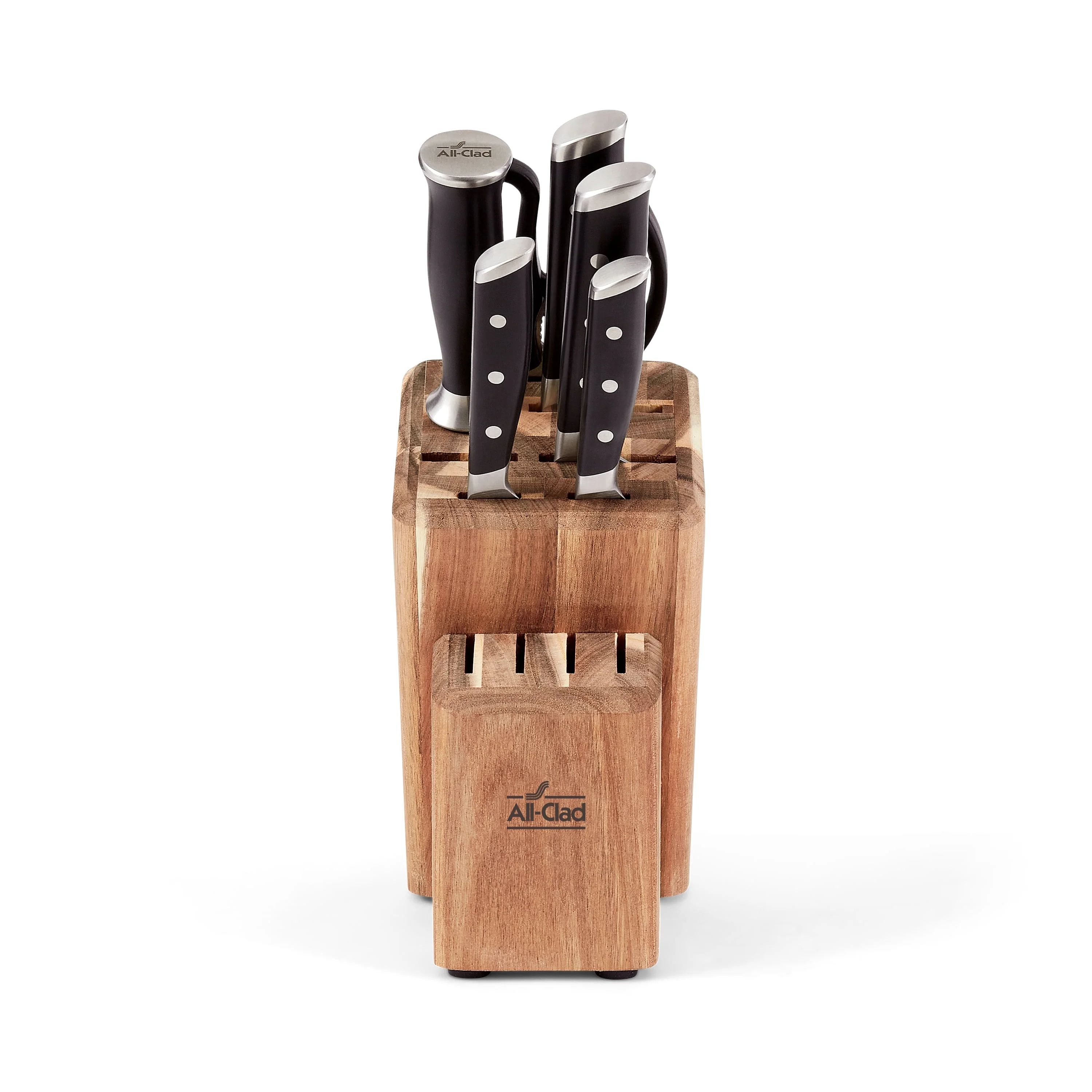 All-Clad Forged Knives 7-Piece Knife Block Set | Walmart (US)