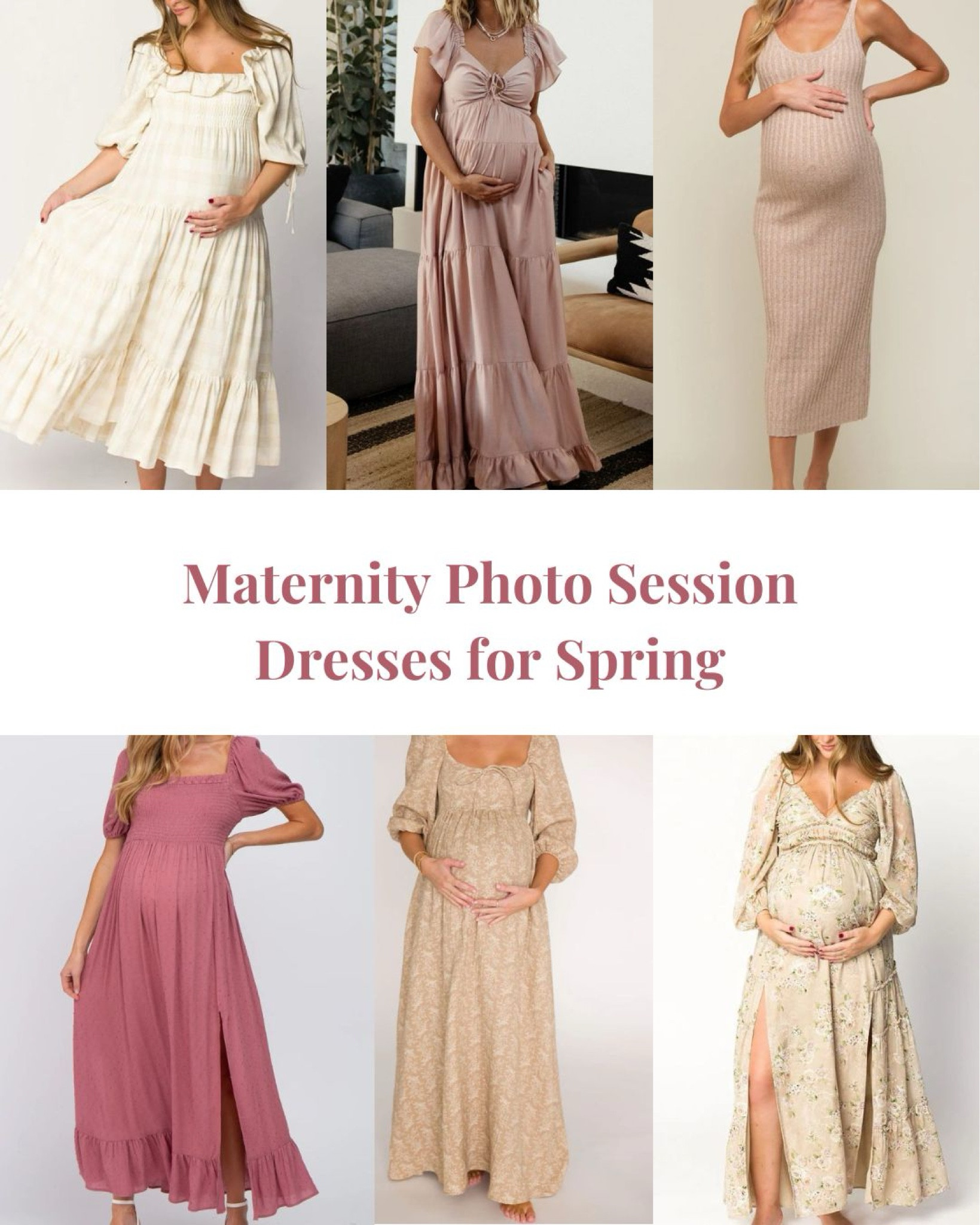 These maternity dresses are perfect for spring photo sessions! 

#LTKStyleTip #LTKBump