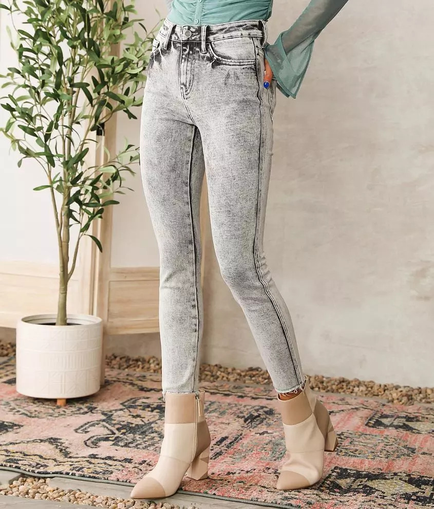 High Rise Ankle Skinny Stretch Jean | Buckle