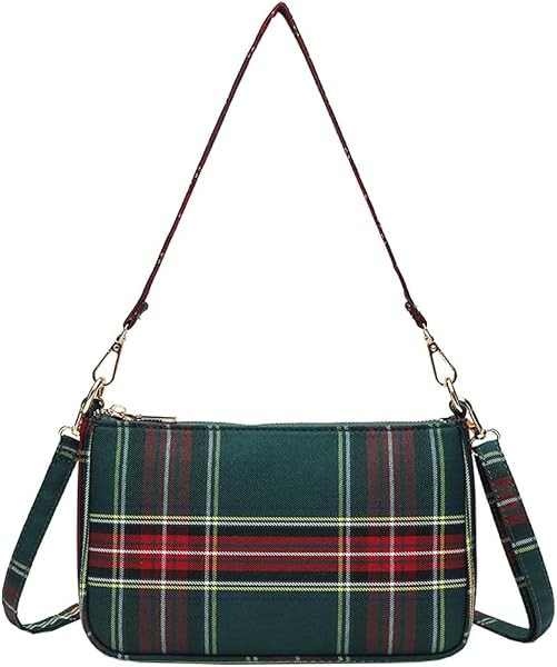 Plaid Crossbody Bags for Women,Stocking Stuffers for Teens | Amazon (US)