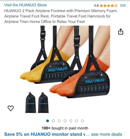 Since returning from Italy I’ve been thinking of the products that made the biggest difference while we traveled. These foot slings made a huge difference for me. Sitting on a plane for an extended period of time isn’t easy and these helped! 

#LTKtravel