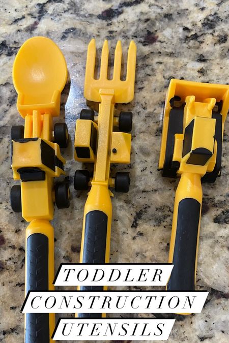 Dinner time for toddlers is so much fun with this construction utensil set. 

#LTKhome #LTKbaby #LTKkids