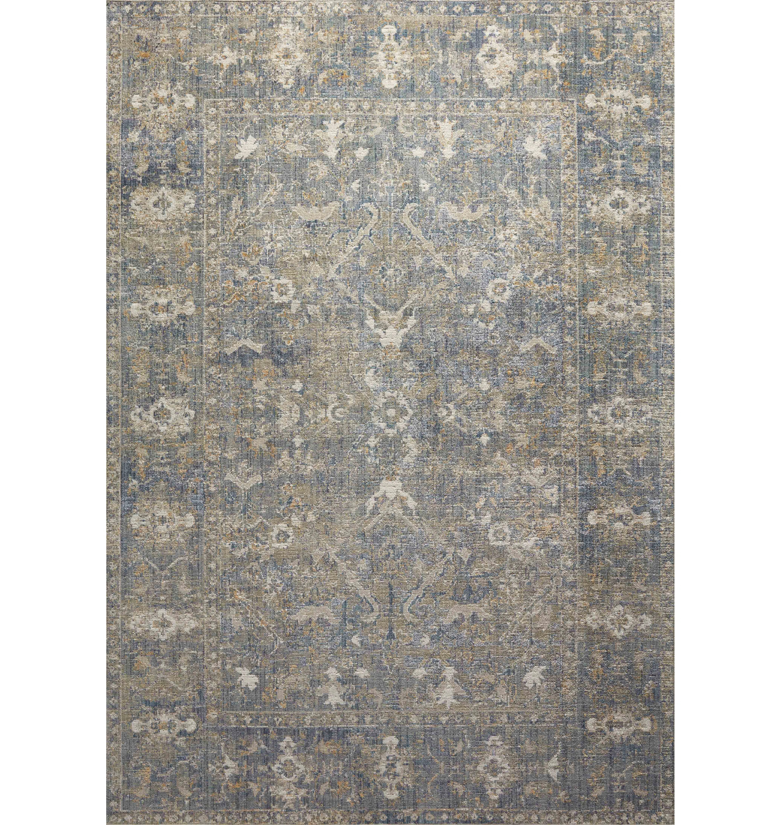 Chris Loves Julia x Loloi Rosemarie Oriental Sand/Lagoon/Off White Area Rug | Wayfair North America