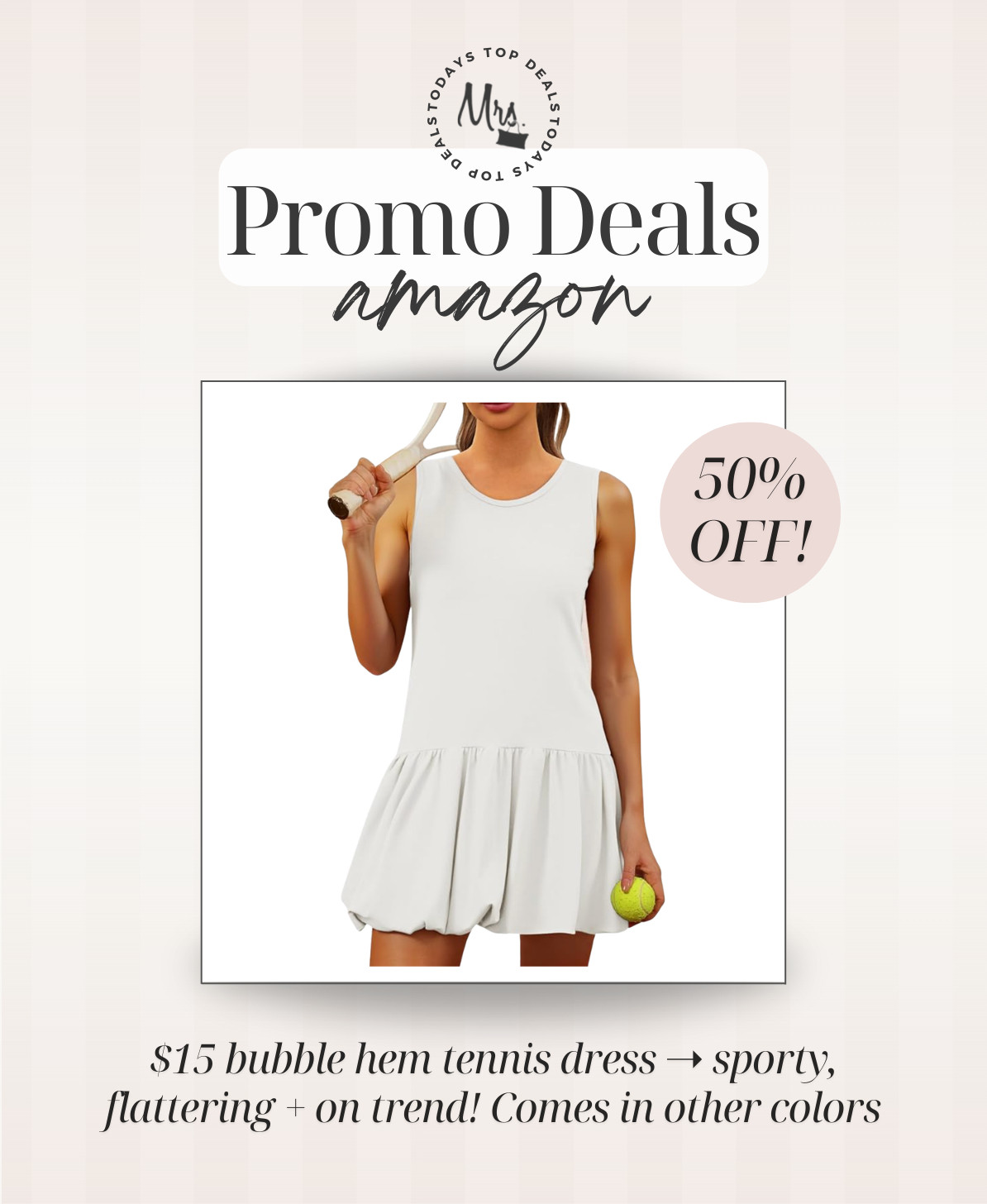 $15 bubble hem tennis dress ➝ sporty, flattering + on trend 

 #LTKfitnessgoals #LTKActive #LTKSaleAlert