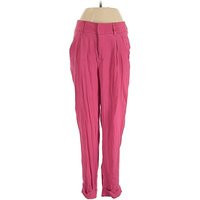 Alice + Olivia Silk Pants - Mid/Reg Rise: Pink Bottoms - Size 0 | ThredUp (US)