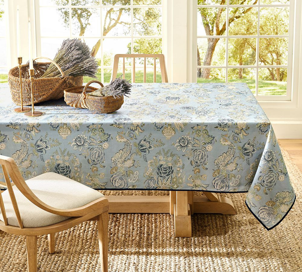 Kravet Grandiflora Cotton Tablecloth | Pottery Barn (US)