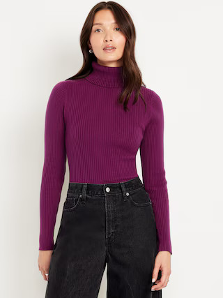 SoSoft Lite Rib Turtleneck Sweater | Old Navy (US)